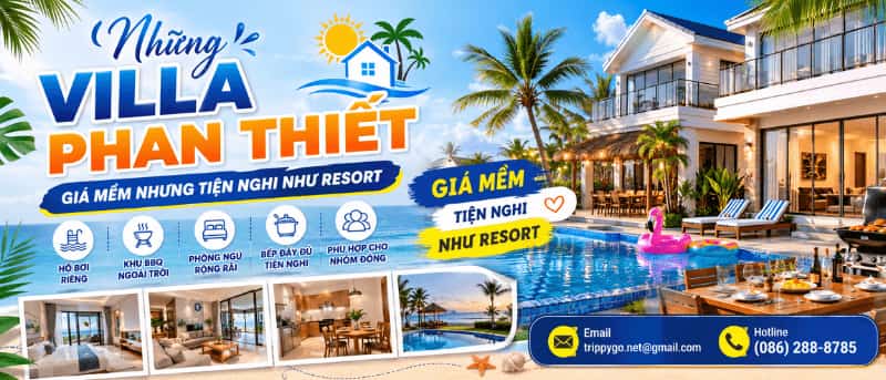 Những Villa Phan Thiết Giá Mềm Nhưng Tiện Nghi Như Resort